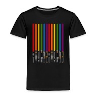 rainbow lightsaber shirt